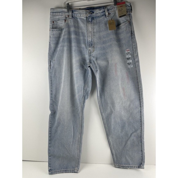 Men's Levi's 550 '92 Relaxed Taper‎ Marker Paint Denim Jeans 40x32 - Picture 1 of 10